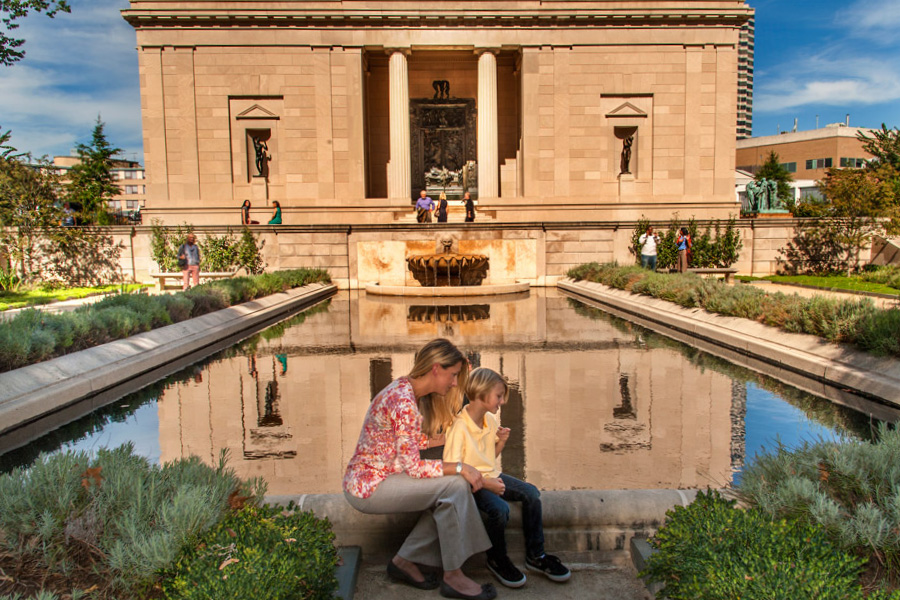 Rodin Museum Garden Philadelphia